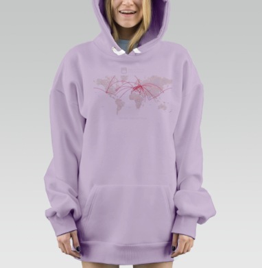 Самоделка real_user1.png, Hoodie Mjhigh Dig Mel, Fiolet, утепленная