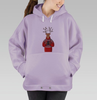 Селфи в тумане, Hoodie Oversize Fiolet