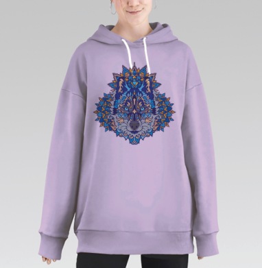 Северный зверь, Hoodie Long Oversize Fiolet