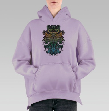 Шаманиз, Hoodie Oversize Fiolet, утепленная