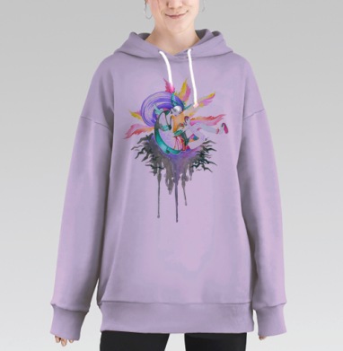 Шаманка, Hoodie Long Oversize Fiolet