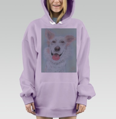 Шарик, Hoodie Mjhigh Dig Mel, Fiolet, утепленная