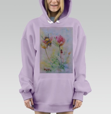 Шмелик и компания, Hoodie Mjhigh Dig Mel, Fiolet, утепленная