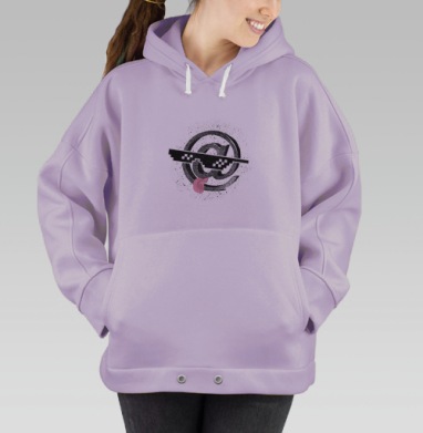 Символ.собачка, Hoodie Oversize Fiolet