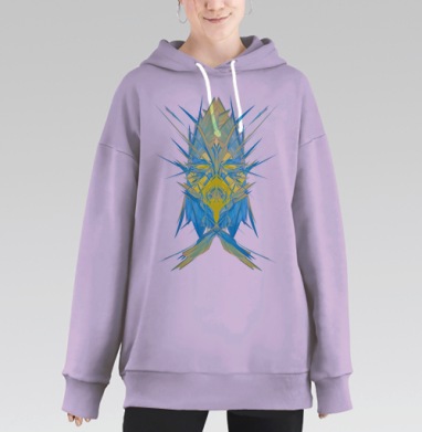 slregg / Русалочка, Hoodie Long Oversize Fiolet