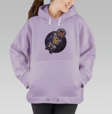 Собака-космобака, Hoodie Oversize Fiolet
