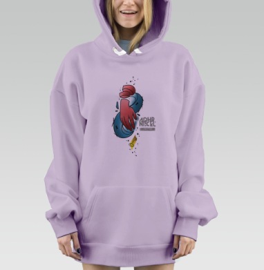 Сомнения, Hoodie Mjhigh Dig Mel, Fiolet, утепленная