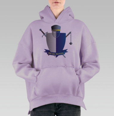 Средневековье, Hoodie Oversize Fiolet, утепленная