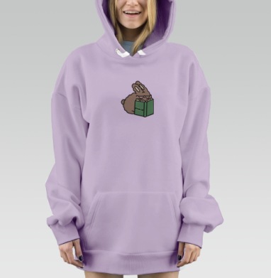 Супчик читает, Hoodie Mjhigh Dig Mel, Fiolet, утепленная