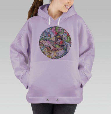 Свадебный круг, Hoodie Oversize Fiolet