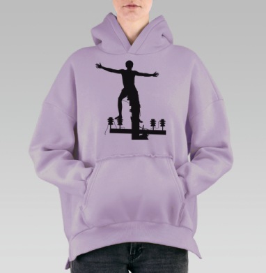 Свобода, Hoodie Oversize Fiolet, утепленная