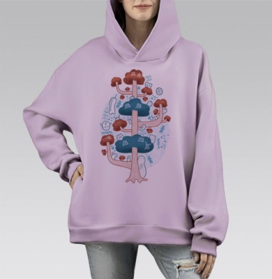 Таинственный Дудл-Арт: Лес Призраков - Магазин футболок 18 Добрых Лис