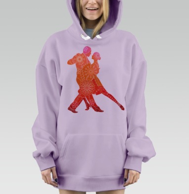 Танго, Hoodie Mjhigh Dig Mel, Fiolet, утепленная