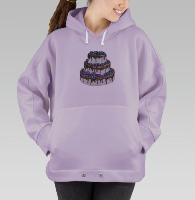 Торт, Hoodie Oversize Fiolet