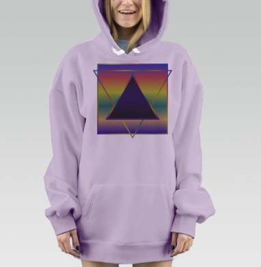 Треугольник, Hoodie Mjhigh Dig Mel, Fiolet, утепленная