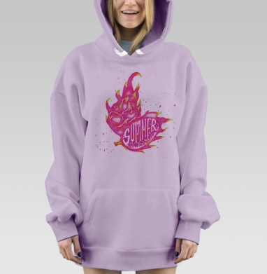 Тропики и лето, Hoodie Mjhigh Dig Mel, Fiolet, утепленная