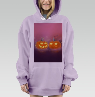 Тыквочки, Hoodie Mjhigh Dig Mel, Fiolet, утепленная