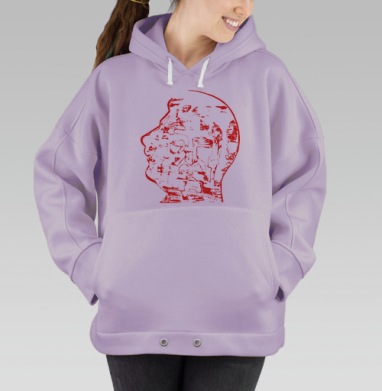У неба нет рук кроме наших, Hoodie Oversize Fiolet