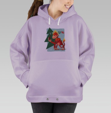Удачи в Новом Году, Hoodie Oversize Fiolet
