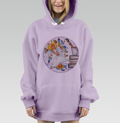 Ускользающая муза, Hoodie Mjhigh Dig Mel, Fiolet, утепленная