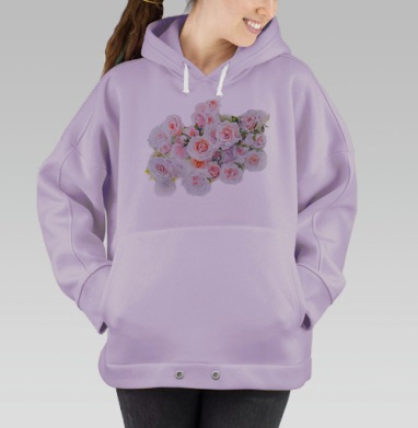 Утренний букет, Hoodie Oversize Fiolet