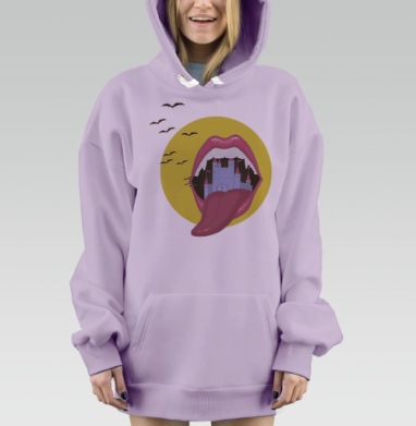 Внутренний мир, Hoodie Mjhigh Dig Mel, Fiolet, утепленная
