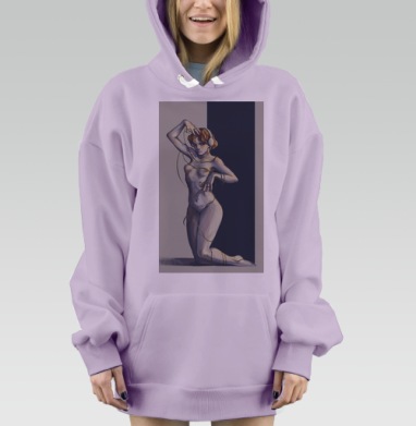 Во власти музыки, Hoodie Mjhigh Dig Mel, Fiolet, утепленная