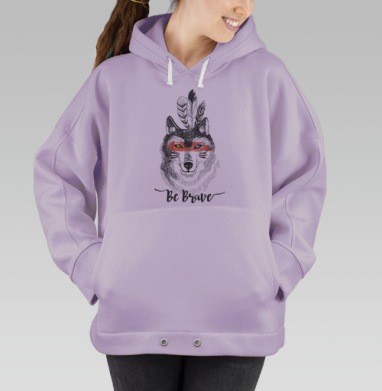 Храбрый пес, Hoodie Oversize Fiolet