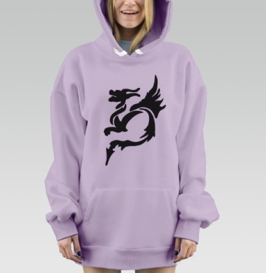 Хранитель огня, Hoodie Mjhigh Dig Mel, Fiolet, утепленная