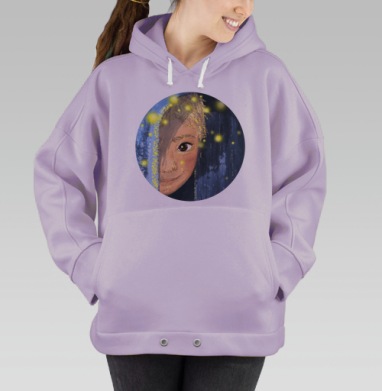 Заглянуть в сказку, Hoodie Oversize Fiolet