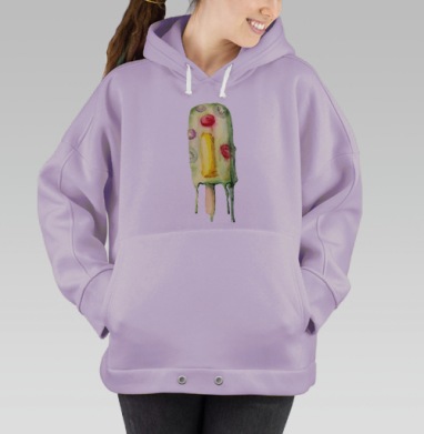 Замороженная Ай, Hoodie Oversize Fiolet