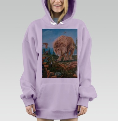 Зависла в фотошопе, Hoodie Mjhigh Dig Mel, Fiolet, утепленная