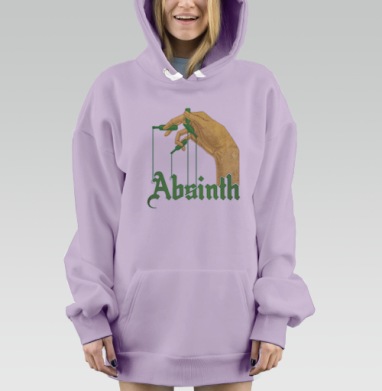Absinth / Абсент, Hoodie Mjhigh Dig Mel, Fiolet, утепленная