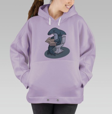 Акула, Hoodie Oversize Fiolet