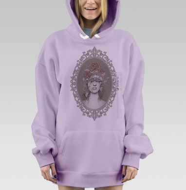 Без признаков севера, Hoodie Mjhigh Dig Mel, Fiolet, утепленная