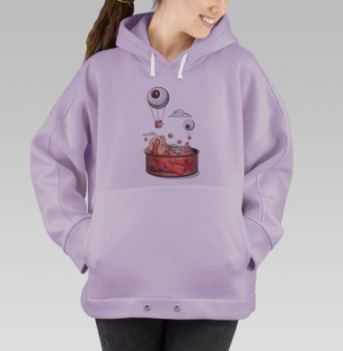 Бульен, Hoodie Oversize Fiolet