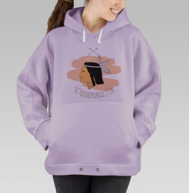 Чироки, Hoodie Oversize Fiolet