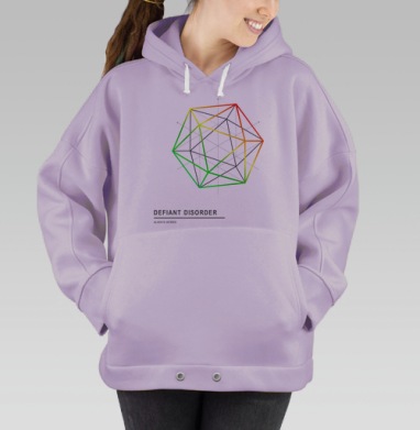 Defiant disorder / Дерзкий вызов, Hoodie Oversize Fiolet