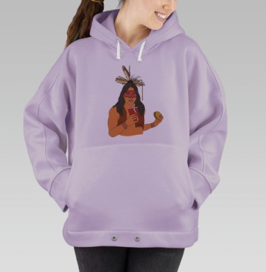 Диалог культур, Hoodie Oversize Fiolet
