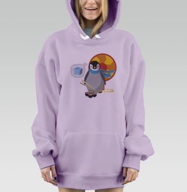 Домашний питомец, Hoodie Mjhigh Dig Mel, Fiolet, утепленная