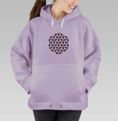Дуб в потенциале, Hoodie Oversize Fiolet