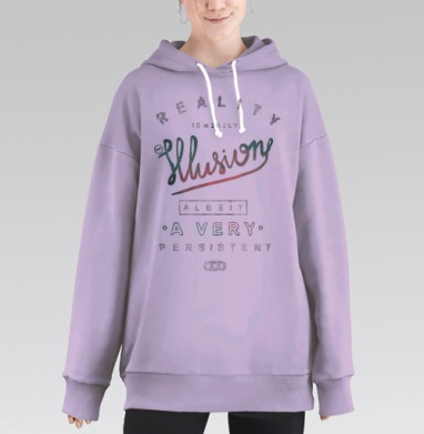 Эйнштейн афоризмы, Hoodie Long Oversize Fiolet