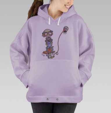 Физики шутят, Hoodie Oversize Fiolet