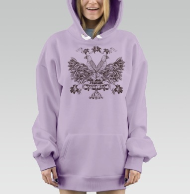 Герб, Hoodie Mjhigh Dig Mel, Fiolet, утепленная