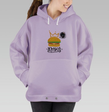 ЖРАКА, Hoodie Oversize Fiolet