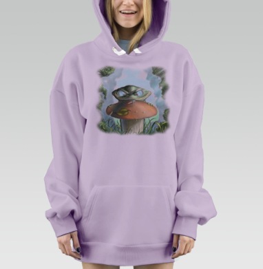 Истребитель вампиров, Hoodie Mjhigh Dig Mel, Fiolet, утепленная