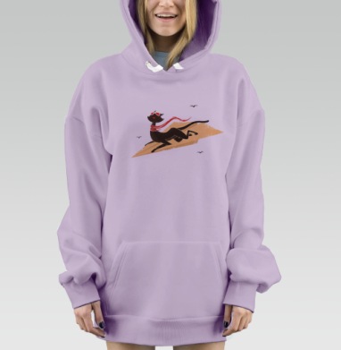 Кисалёт, Hoodie Mjhigh Dig Mel, Fiolet, утепленная