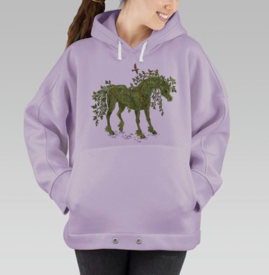 Konik / Коник, Hoodie Oversize Fiolet