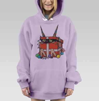 Коробкозёл, Hoodie Mjhigh Dig Mel, Fiolet, утепленная