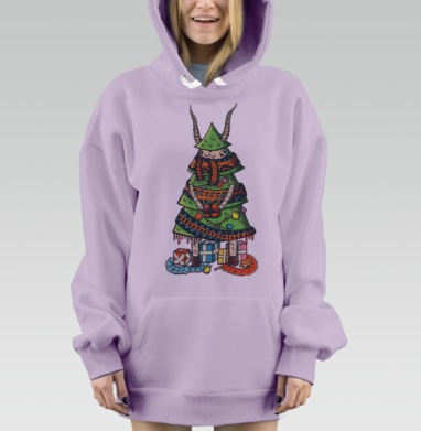 Козлоёлка, Hoodie Mjhigh Dig Mel, Fiolet, утепленная